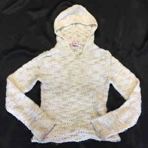 Cream colored RipCurl sweater hoodie